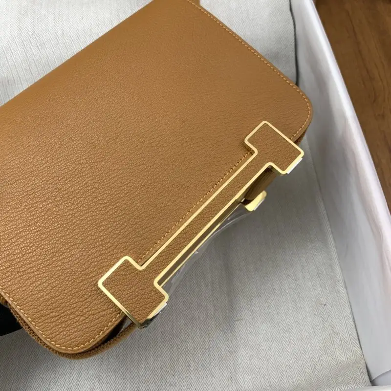 Hermes A bag Hermès Geta 20 cm of goat skin — Photo 5