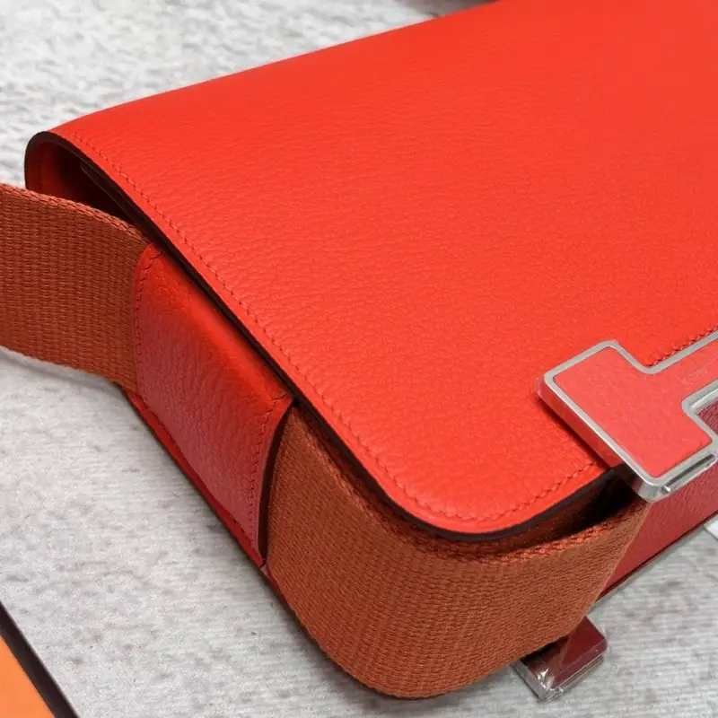 Hermes A bag Hermès Geta 20 cm of goat skin — Photo 5
