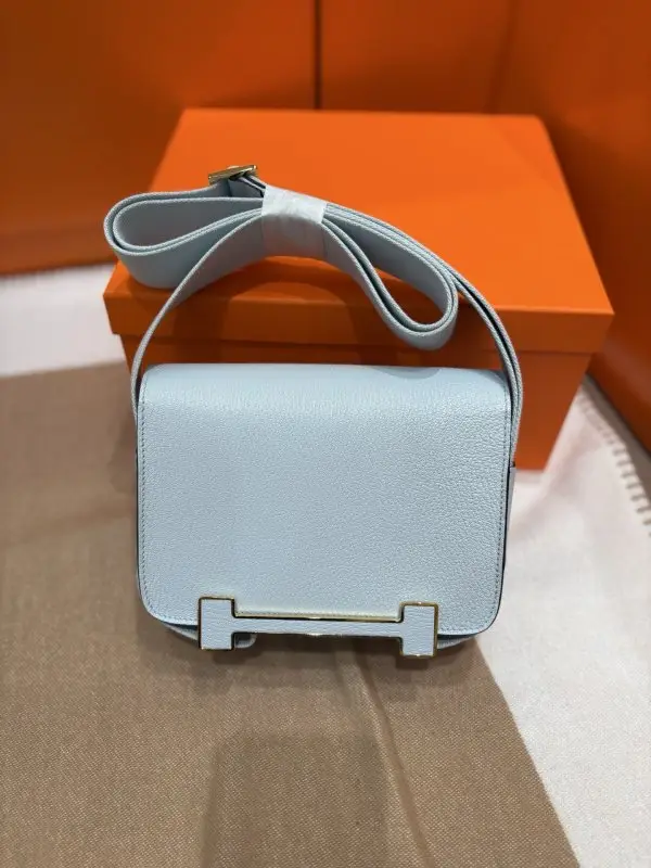 Hermes A bag Hermès Geta 20 cm of goat skin — Photo 5