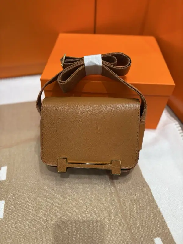 Hermes A bag Hermès Geta 20 cm of goat skin — Photo 5