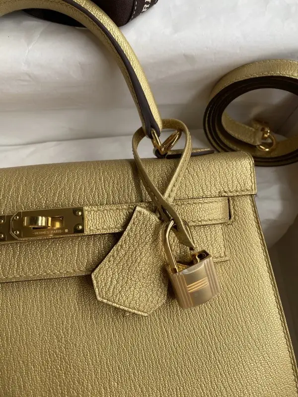 Hermes A bag Kelly 25 of goat skin — Photo 3