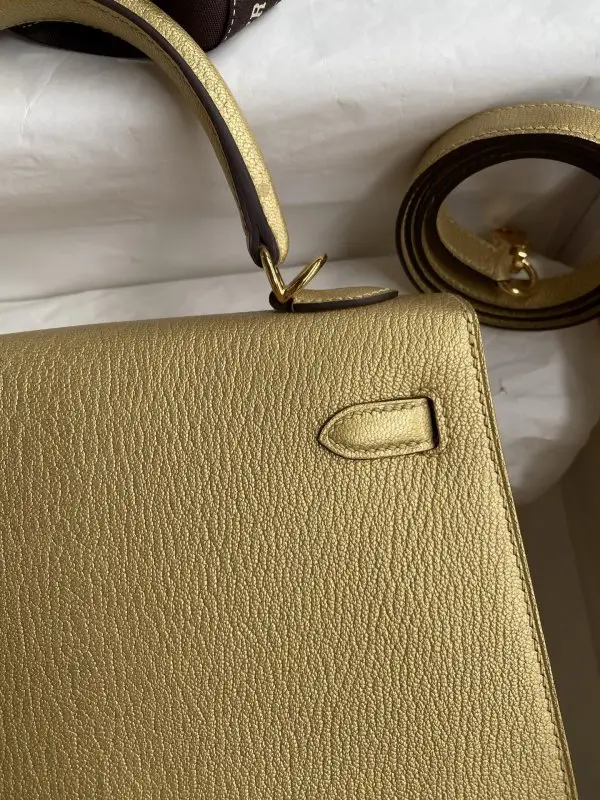 Hermes A bag Kelly 25 of goat skin — Photo 4