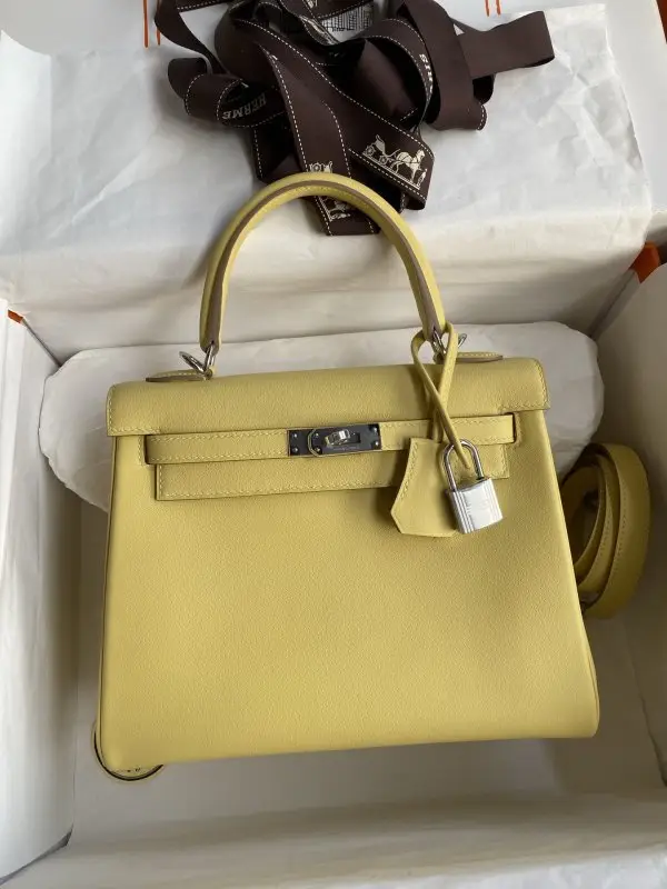 Hermes — A bag Kelly 25 of skin Swift