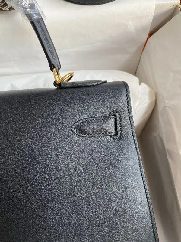 Hermes Сумка Kelly 28 из кожи Swift — Фото 4
