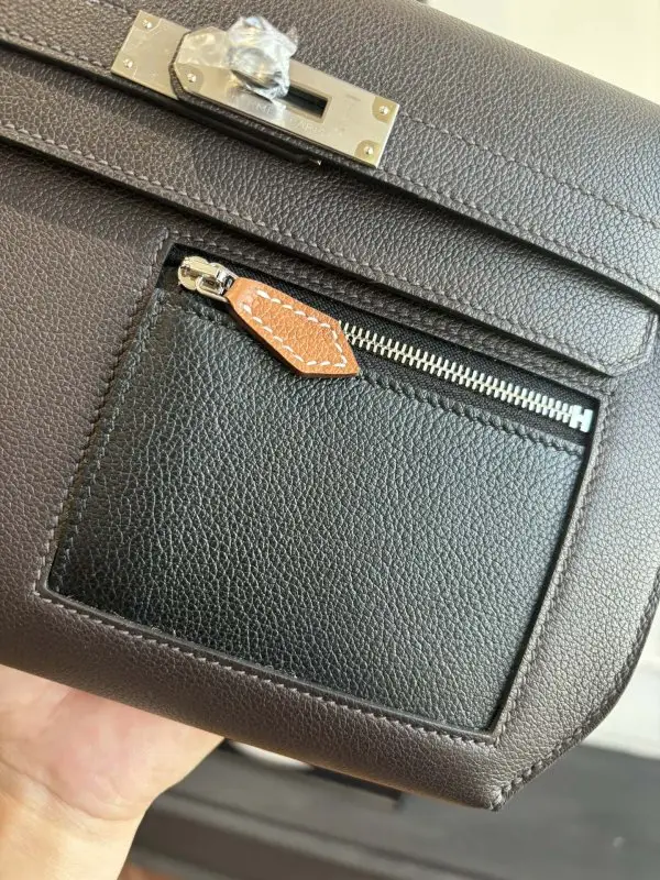 Hermes Сумка чоловіча Kelly Depeches 25 см в шкірі Evercolor — Фото 3