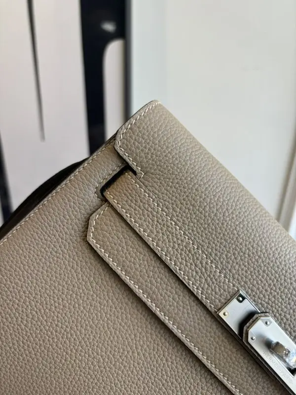 Hermes A bag men's Kelly Depeches 25 cm at skin Togo — Photo 2