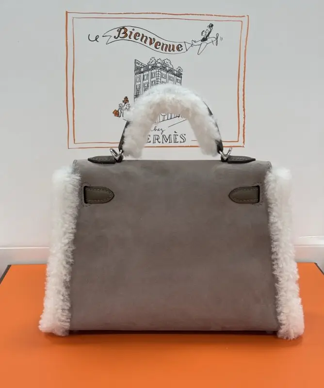 Hermes A bag Teddy Kelly 19 cm at suede — Photo 2