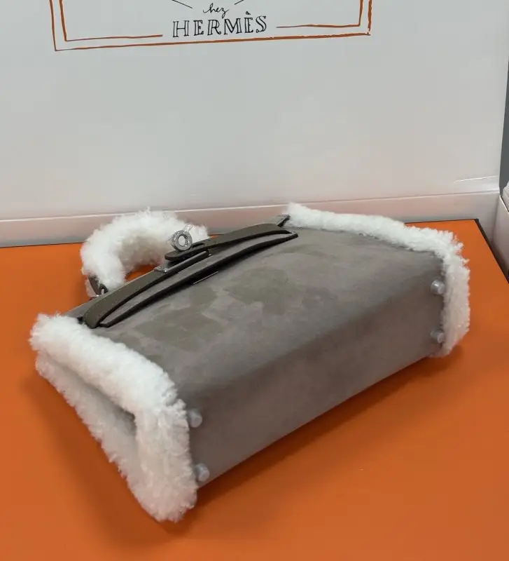 Hermes A bag Teddy Kelly 19 cm at suede — Photo 4