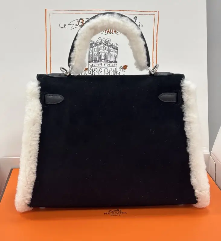 Hermes A bag Teddy Kelly 25 cm at suede — Photo 2