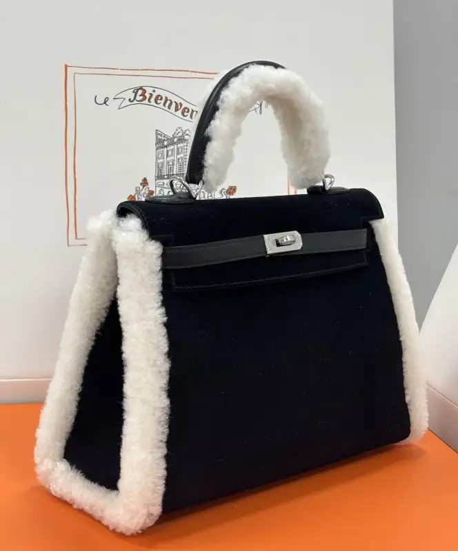 Hermes A bag Teddy Kelly 25 cm at suede — Photo 3