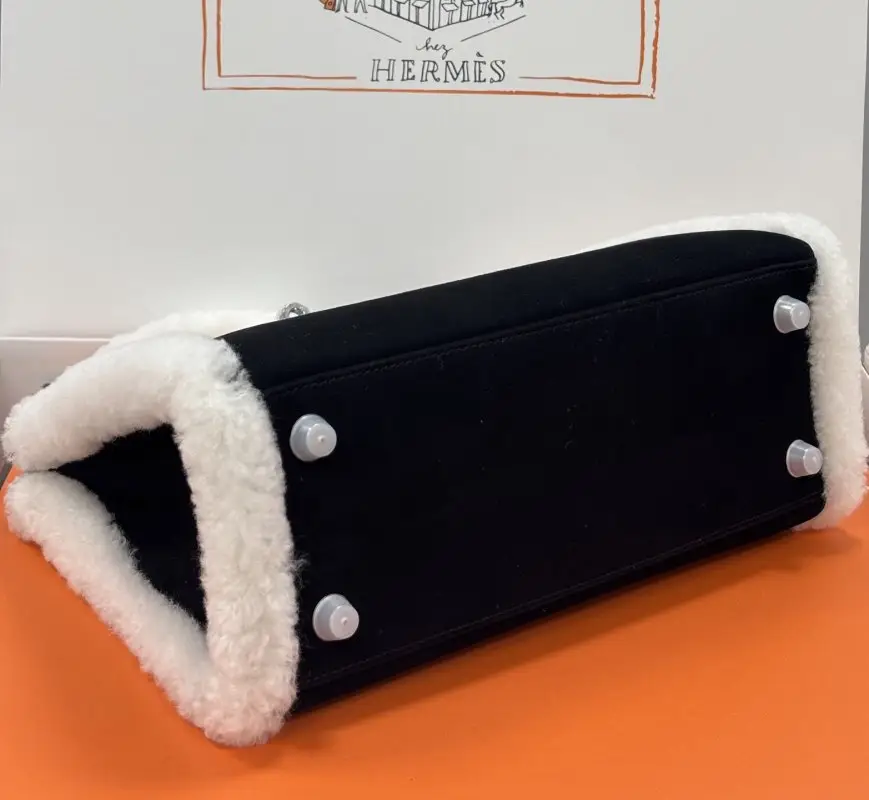 Hermes A bag Teddy Kelly 25 cm at suede — Photo 4