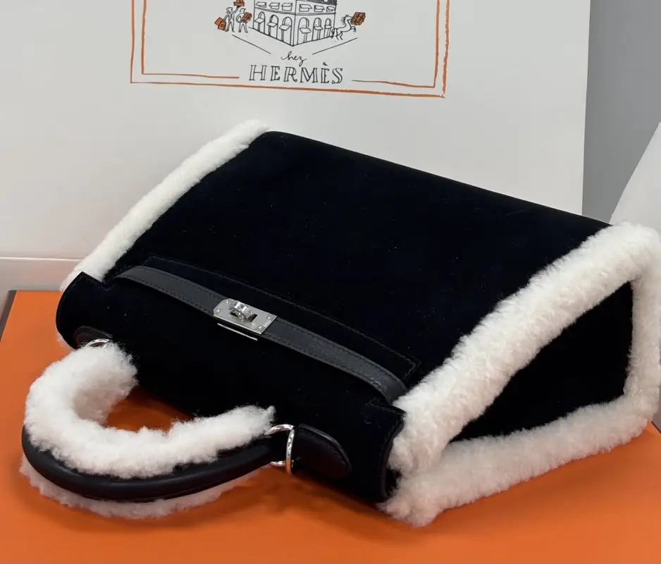 Hermes A bag Teddy Kelly 25 cm at suede — Photo 5