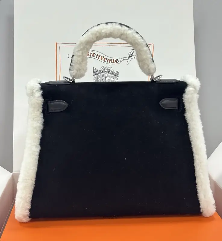 Hermes A bag Teddy Kelly 28 cm at suede — Photo 2