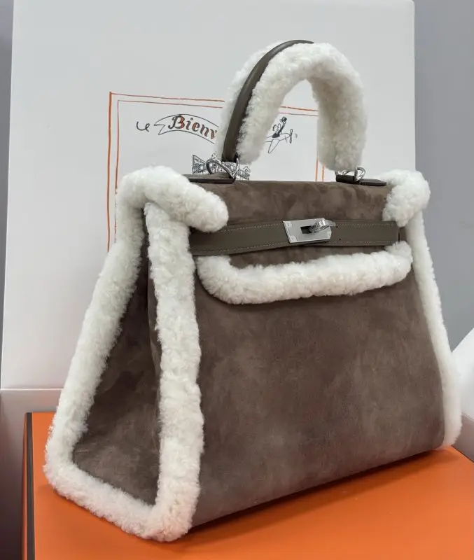 Hermes A bag Teddy Kelly 28 cm at suede — Photo 2