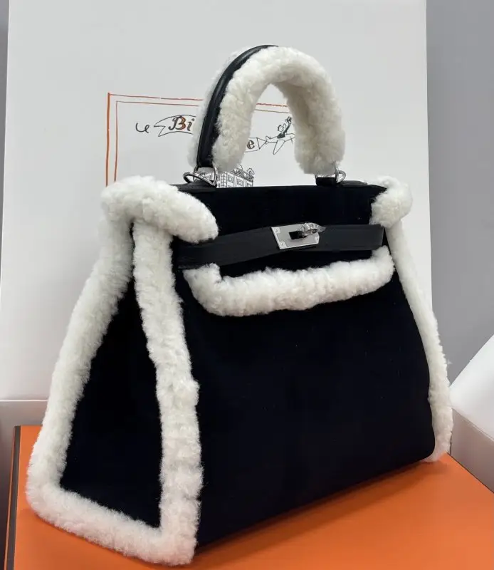 Hermes A bag Teddy Kelly 28 cm at suede — Photo 3