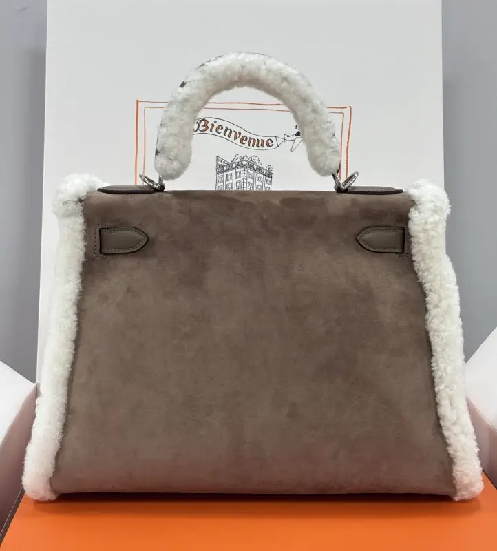 Hermes A bag Teddy Kelly 28 cm at suede — Photo 3