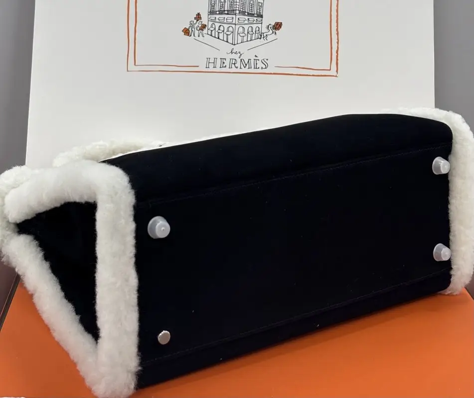 Hermes A bag Teddy Kelly 28 cm at suede — Photo 5