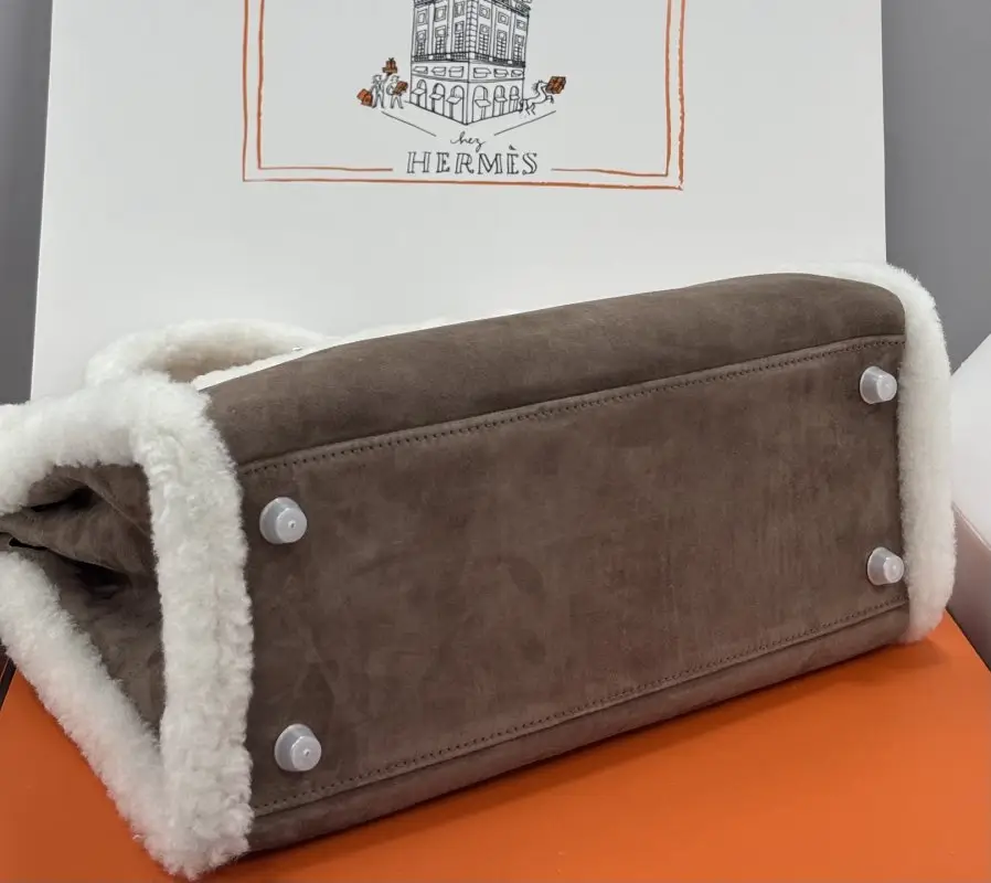 Hermes A bag Teddy Kelly 28 cm at suede — Photo 5