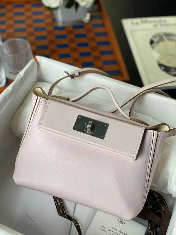 Hermes — Сумка жіноча 24/24 - 21 см в шкірі Evercolor і Swift