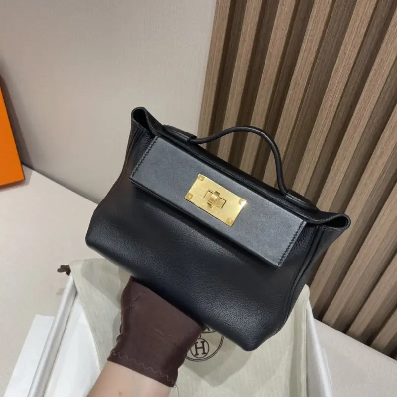 Hermes — Сумка жіноча 24/24 - 21 см в шкірі Evercolor і Swift