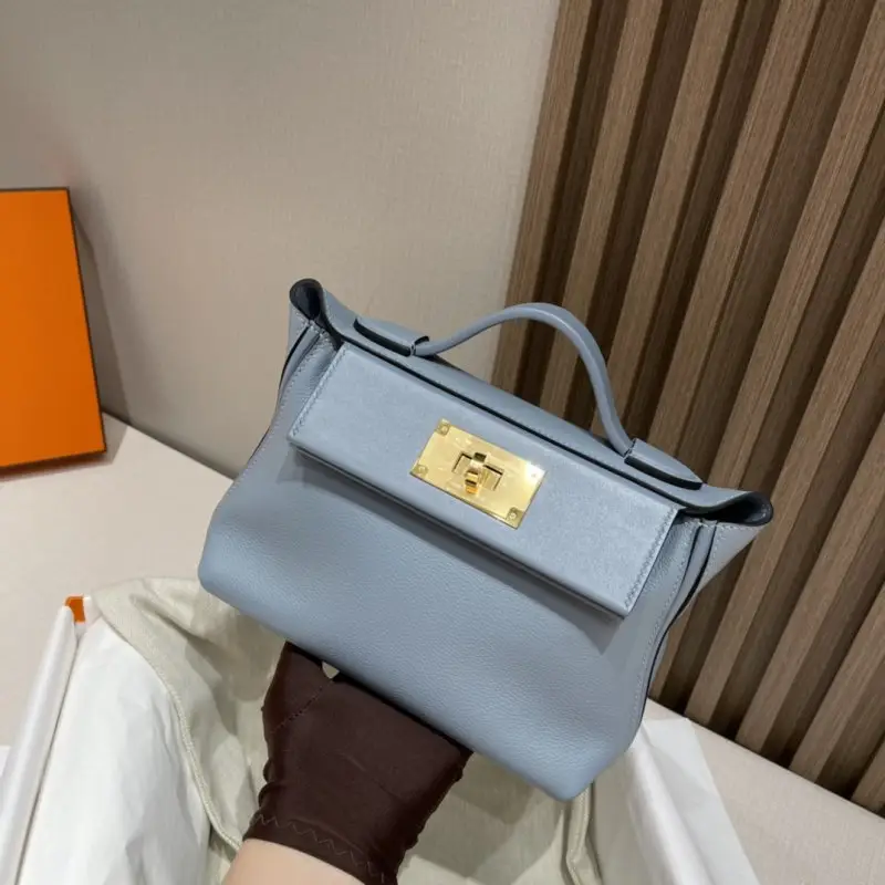 Hermes — Сумка жіноча 24/24 - 21 см в шкірі Evercolor і Swift
