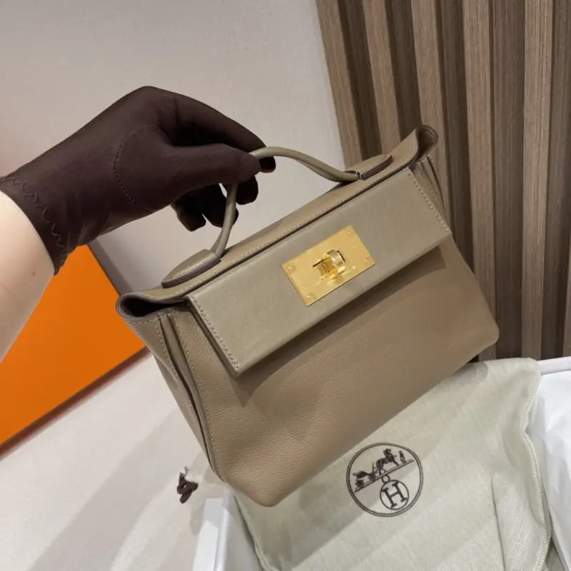 Hermes Сумка жіноча 24/24 - 21 см в шкірі Evercolor і Swift — Фото 2
