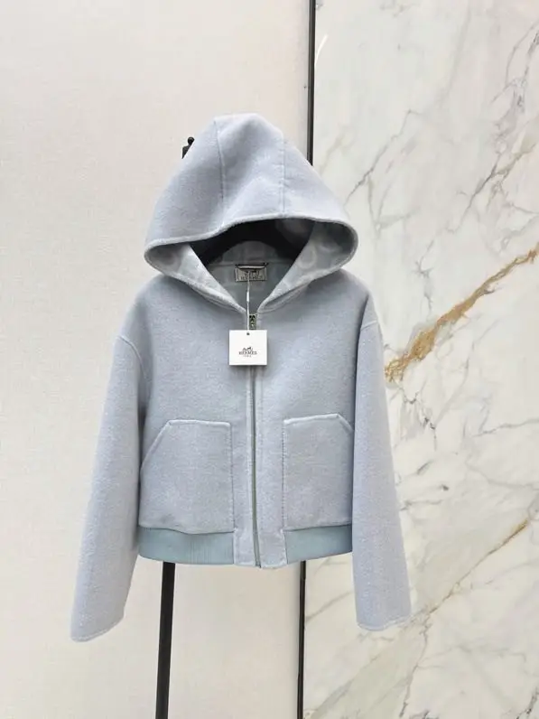 Hermes — Короткий двостороннє кашемірове пальто
