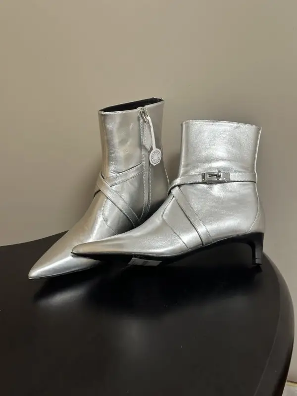 Hermes Ankle boots Hermes Nice 40 from buckle Kelly — Photo 2