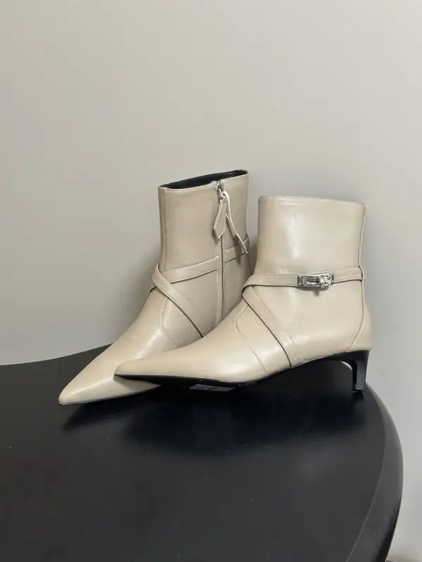 Hermes Ankle boots Hermes Nice 40 from buckle Kelly — Photo 2