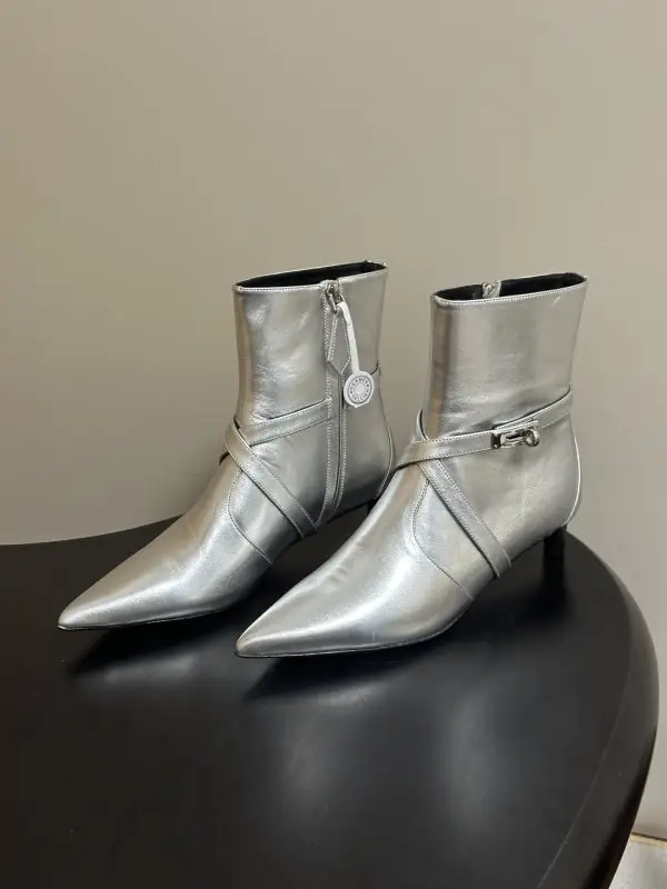 Hermes Ankle boots Hermes Nice 40 from buckle Kelly — Photo 3