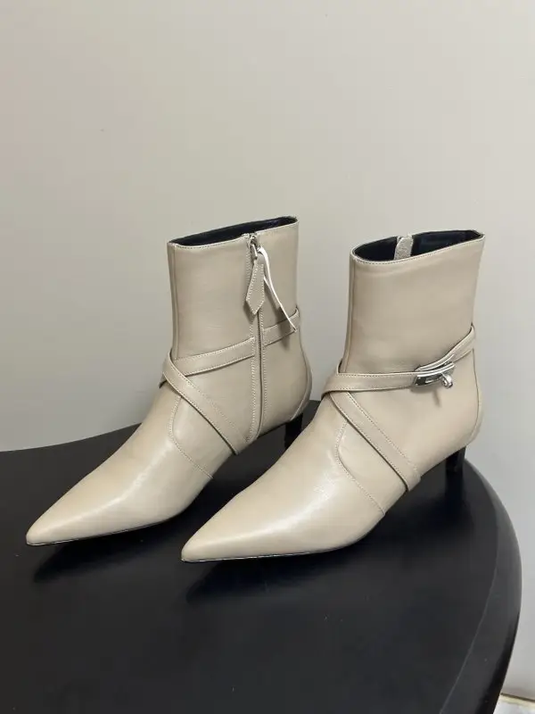 Hermes Ankle boots Hermes Nice 40 from buckle Kelly — Photo 3