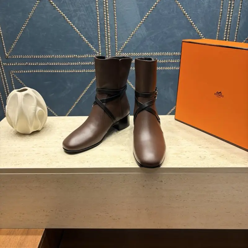 Hermes Ботильйони на підборах — Фото 2