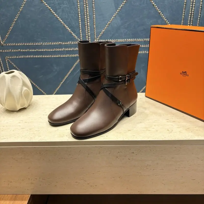 Hermes Ботильйони на підборах — Фото 4