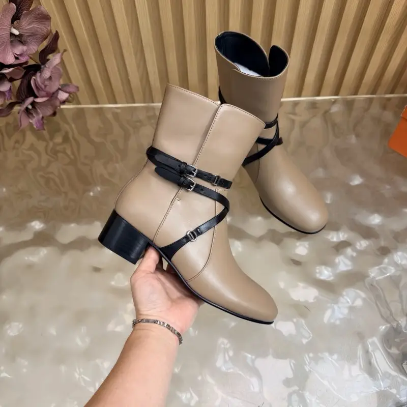 Hermes — Ботильйони на масивному підборах