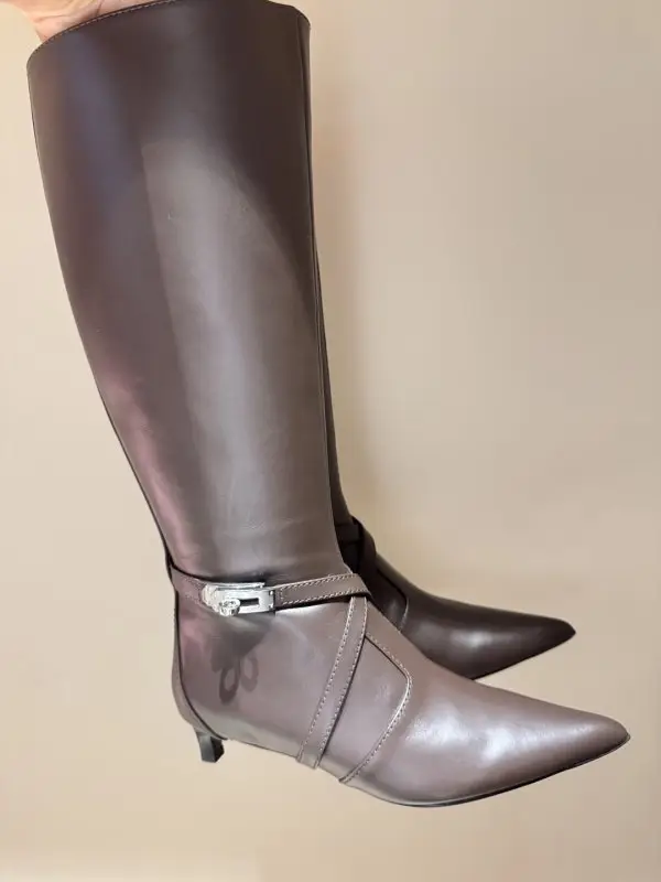 Hermes — Сапоги кожаные женские