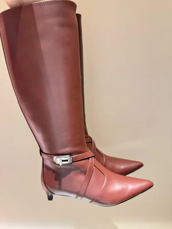 Hermes — Сапоги кожаные женские