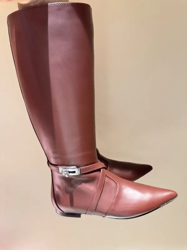 Hermes — Сапоги кожаные женские