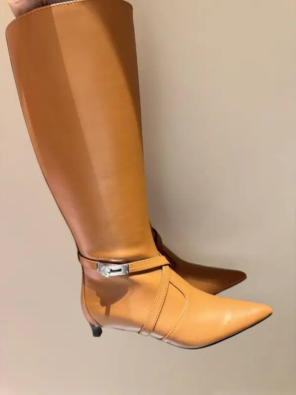 Hermes — Сапоги кожаные женские
