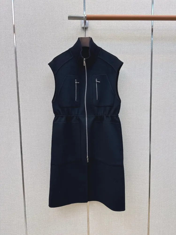 Hermes — Dress of wool and cashmere