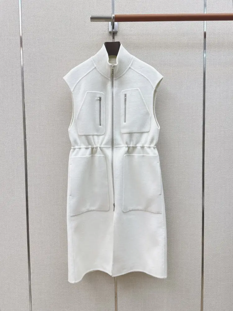 Hermes — Dress of wool and cashmere