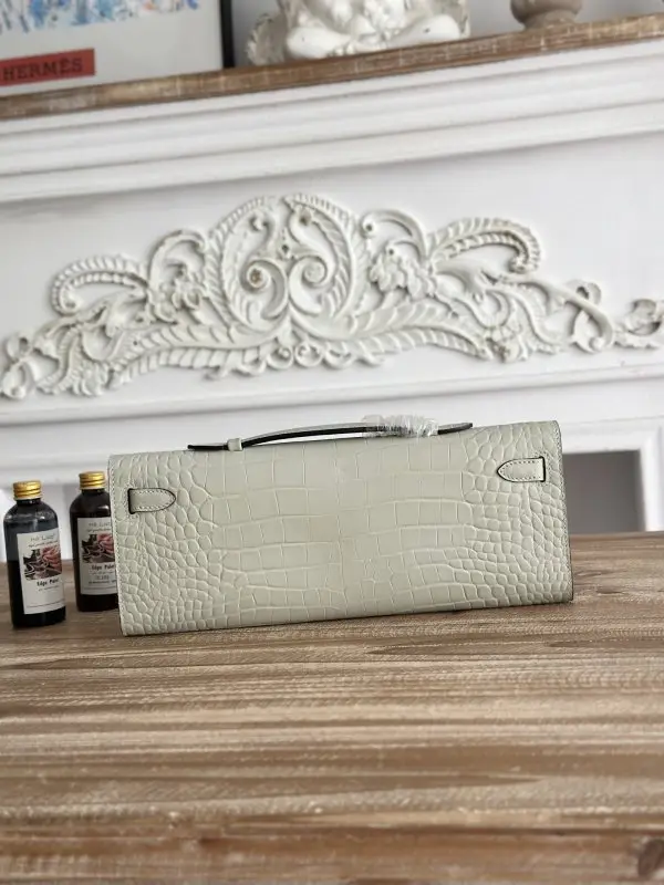 Hermes Evening handbag Kelly 31 at skin crocodile — Photo 3