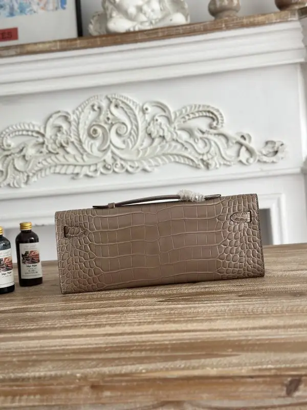 Hermes Evening handbag Kelly 31 at skin crocodile — Photo 3