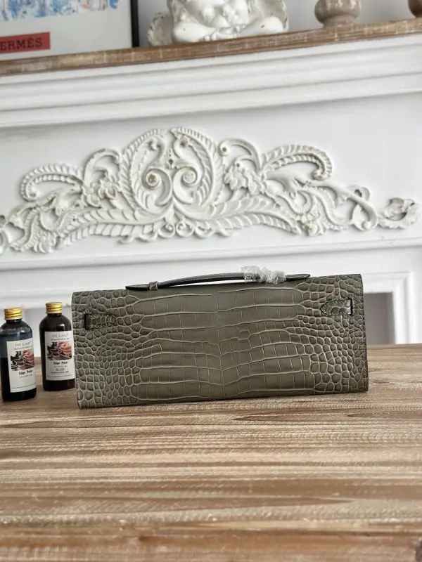 Hermes Evening handbag Kelly 31 at skin crocodile — Photo 3