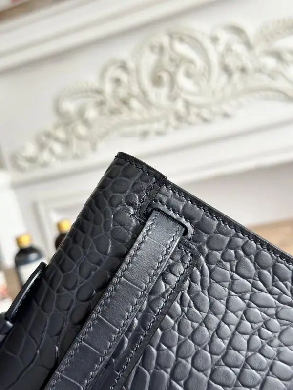 Hermes Вечірня сумочка Kelly 31 в шкірі крокодила — Фото 4