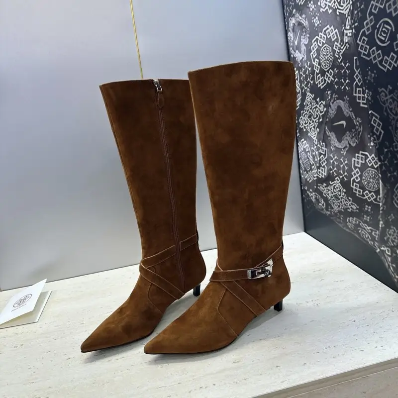 Hermes High women's boots from sharp the toe — Photo 3