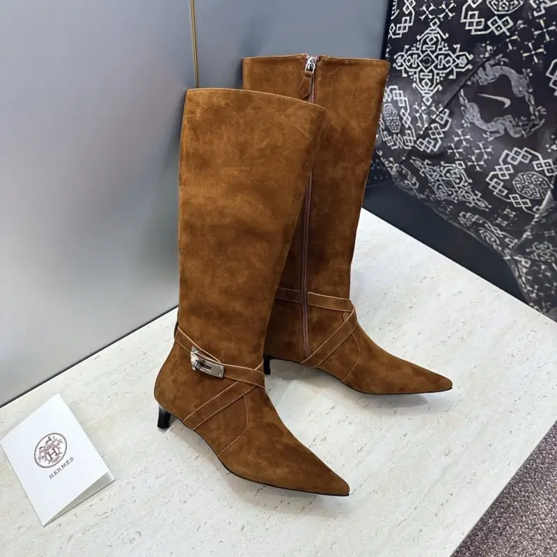 Hermes High women's boots from sharp the toe — Photo 4
