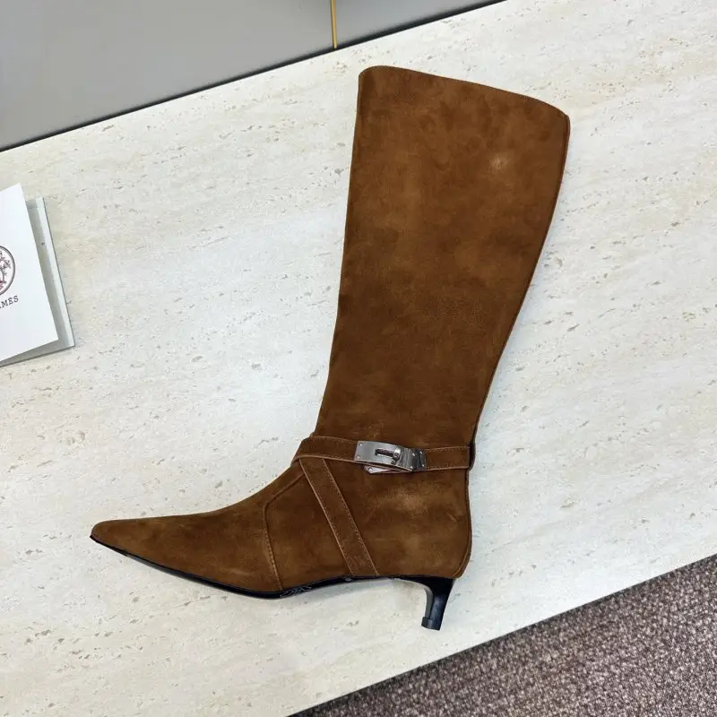 Hermes High women's boots from sharp the toe — Photo 5