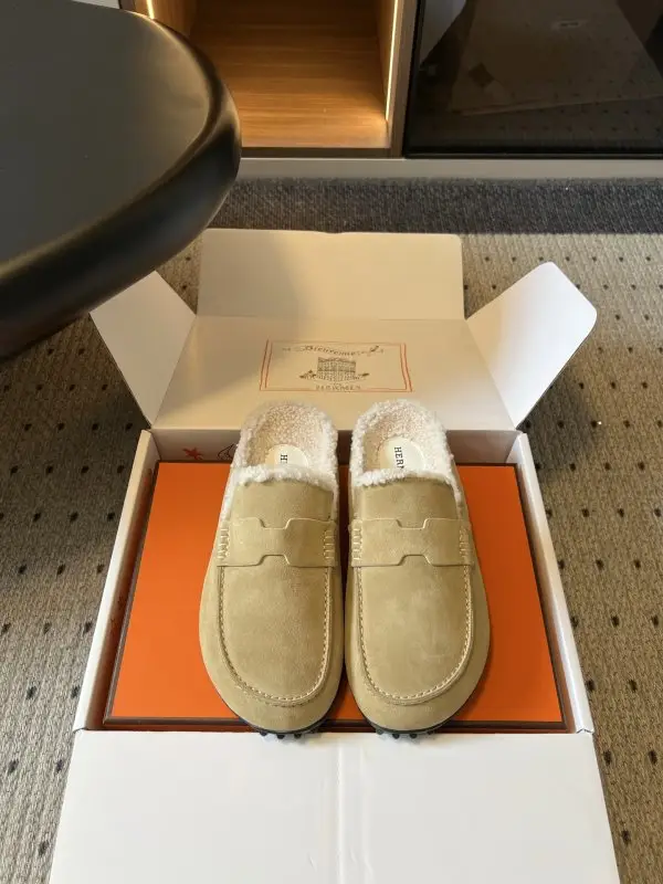 Hermes — Лоферы Early Autumn на меху