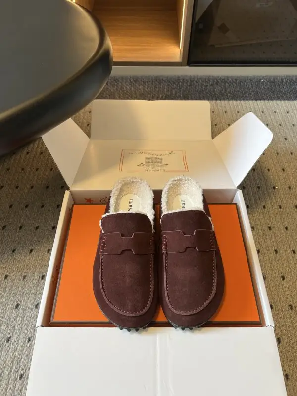 Hermes — Лоферы Early Autumn на меху