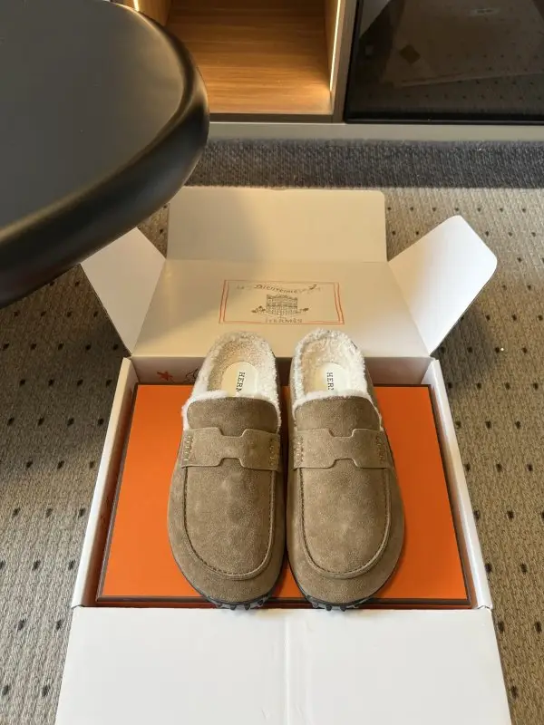 Hermes — Лоферы Early Autumn на меху